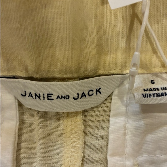 NWT- Janie and Jack Blue Plaid Blazer with Yellow Shorts - Picture 8 of 9